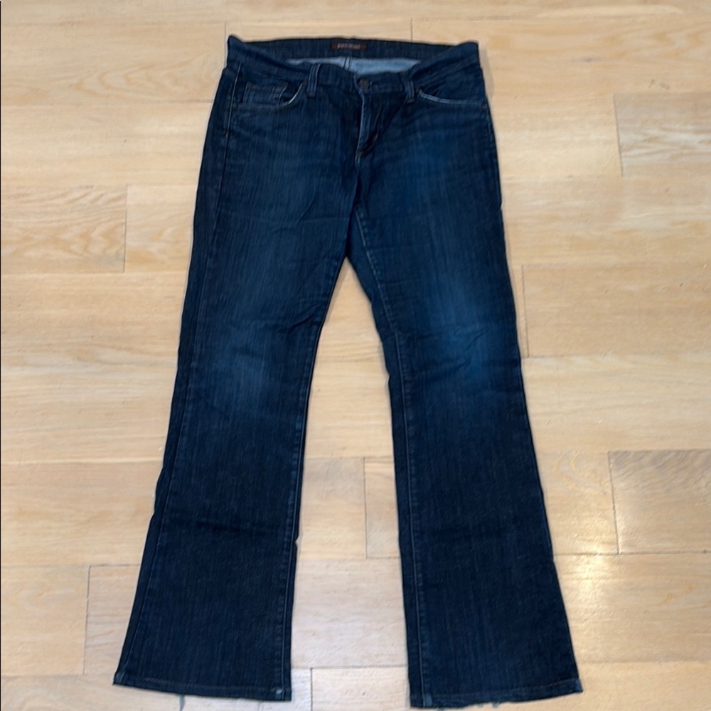 Women's Blue James Bootcut Jeans Dark Wash